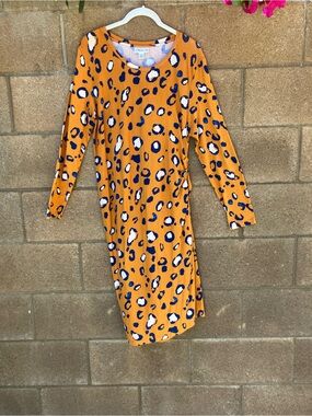 3.1 Phillip Lim for Target Mustard Yellow Leopard Print Asymmetrical Dress
